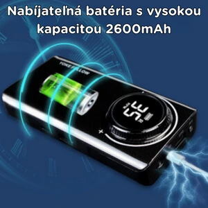 YOKE FELLOW Nabíjateľná batéria s vysokou kapacitou 2600mAh - čierny set